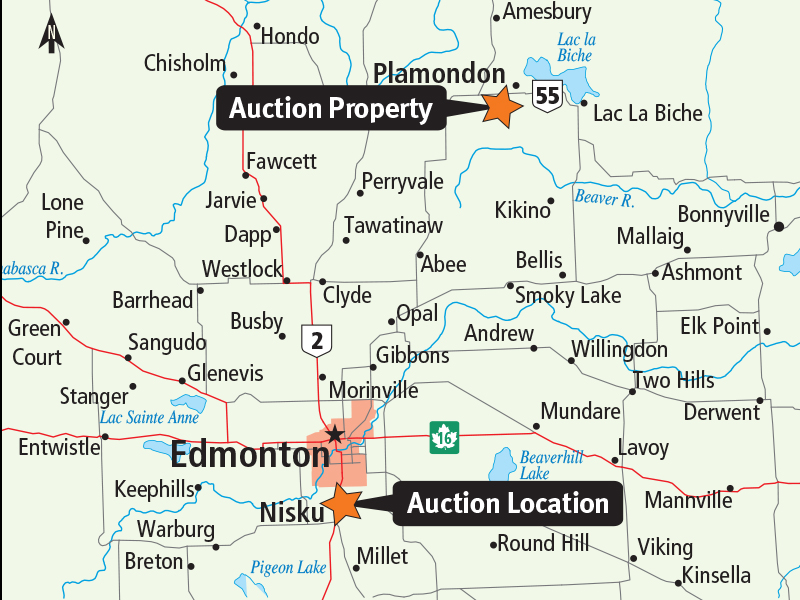 Country residential acreage real estate for sale in Plamondon, AB Ritchie Bros. Auctioneers